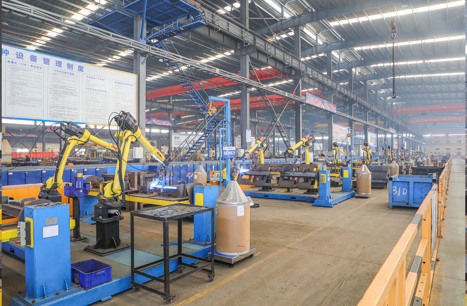 Jiangsu Guoqiang Singsun Energy Co., Ltd. línea de producción del fabricante