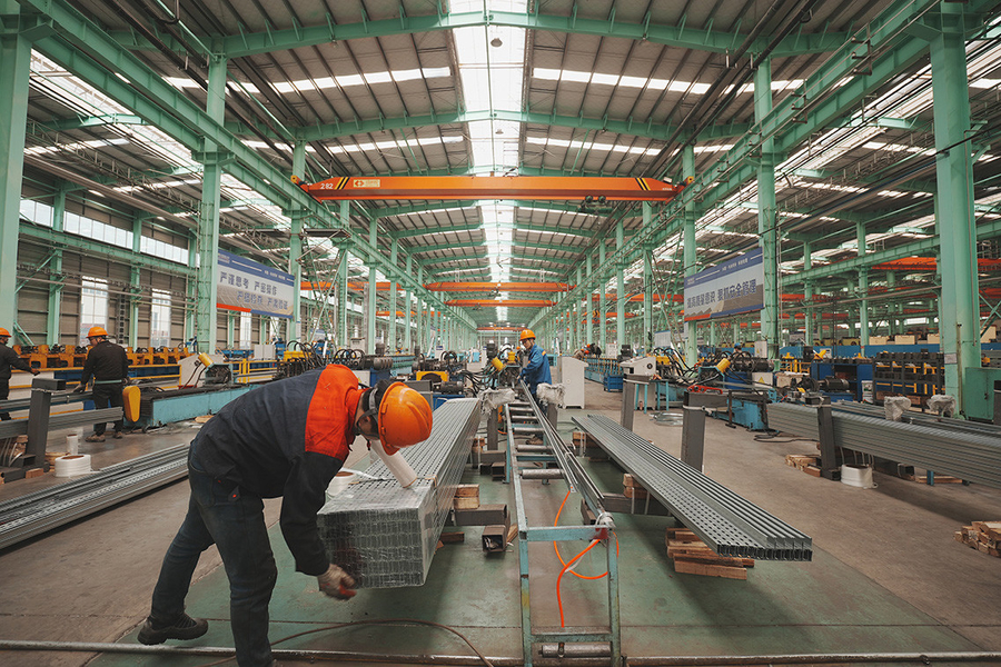 Jiangsu Guoqiang Singsun Energy Co., Ltd. línea de producción del fabricante