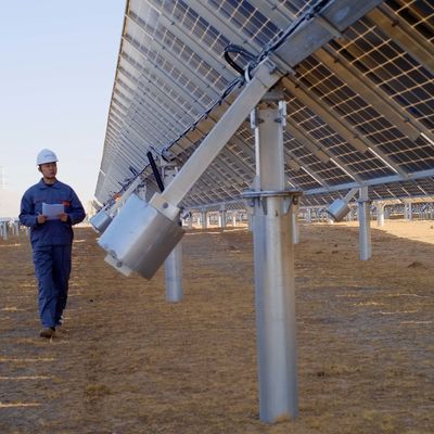 Bracket de seguimiento GQ-T que se mueve con el Sol Sistema fotovoltaico Agro