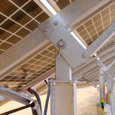 Sistema de montaje fijo ajustable de soporte fotovoltaico de silicio cristalino GQ-A